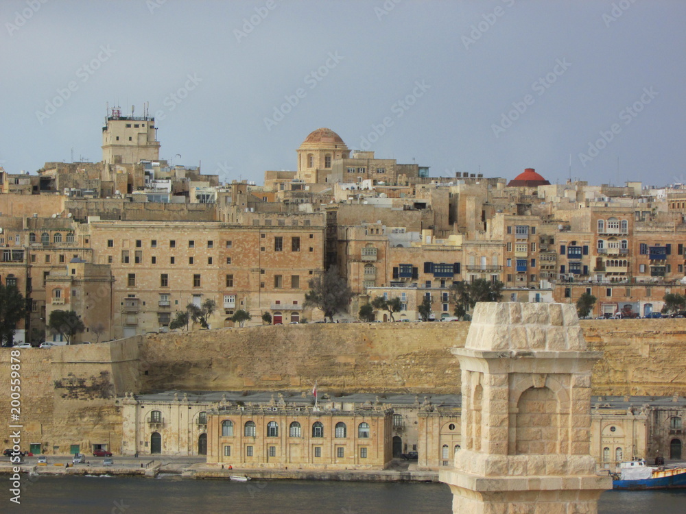 View of the Valletta city, Malta