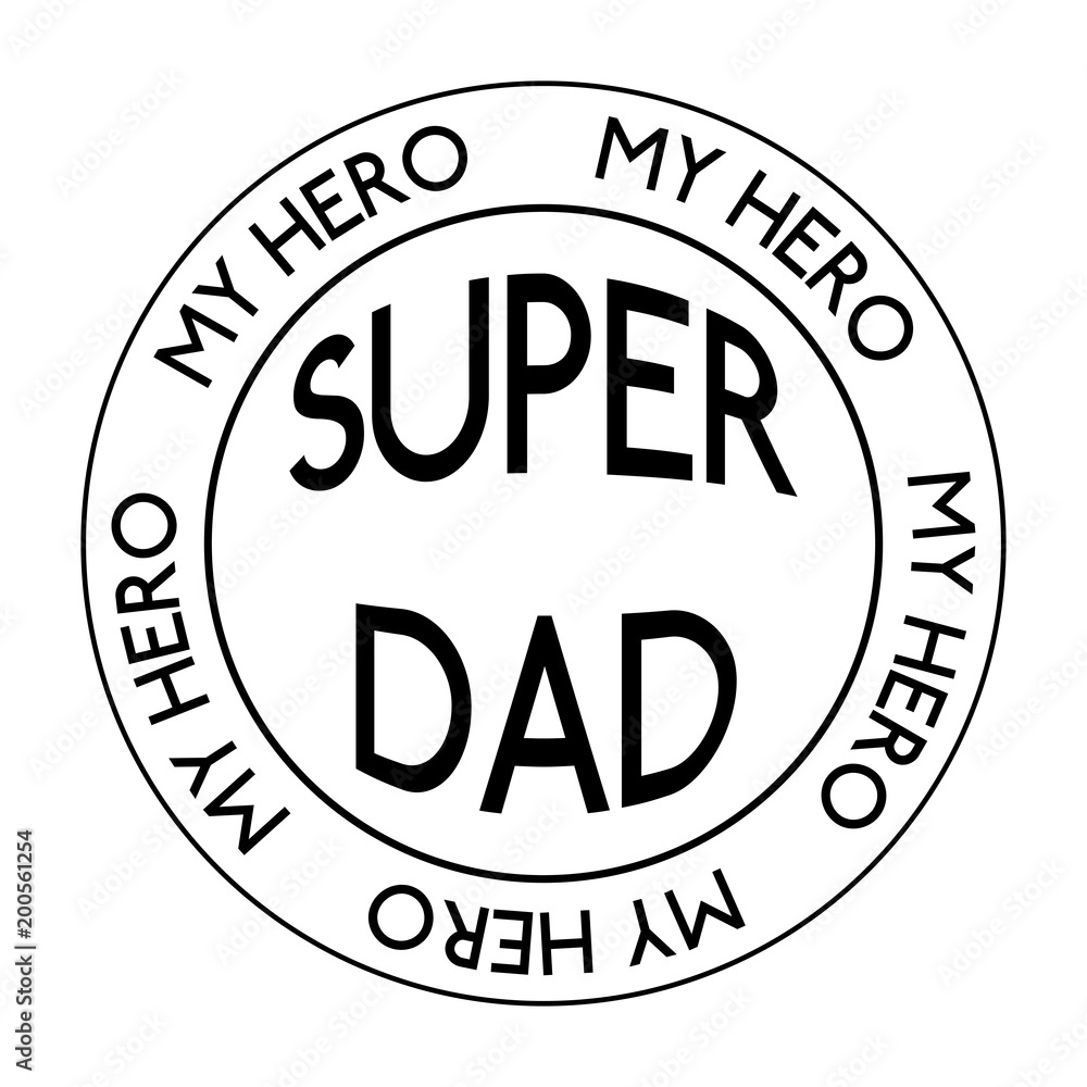 Abstract Super Dad