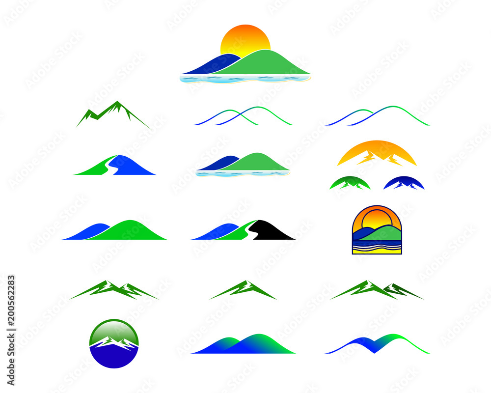 mountain logo collection