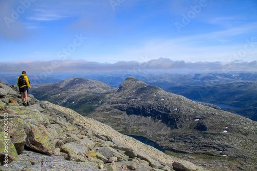 Heilhornet Mountain in Bindal Northern Norway photo