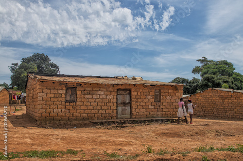 Cottage near the province of malanje africa. Angola. photo