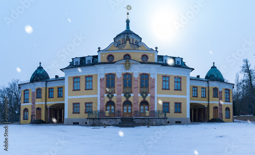 Schloss Belvedere im Winter