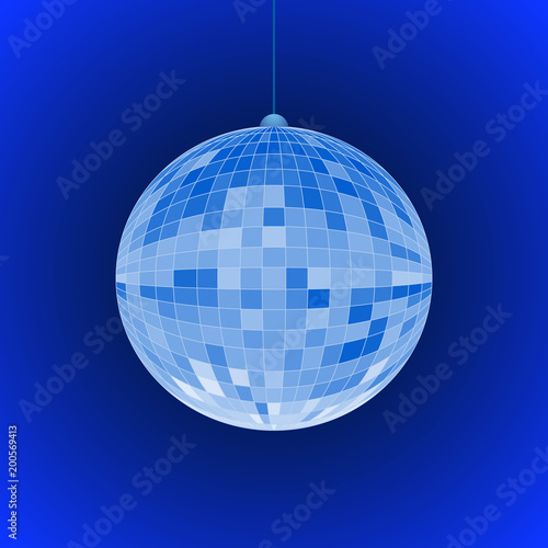 Disco ball Vector icon