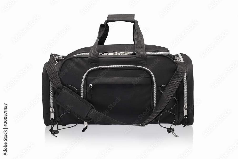 duffel bag over white background isolated duffel bag over white background isolated
