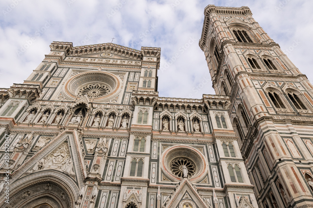 Duomo di Firenze (Santa Maria del Fiore) e campanile di Giotto - Toscana, Italia