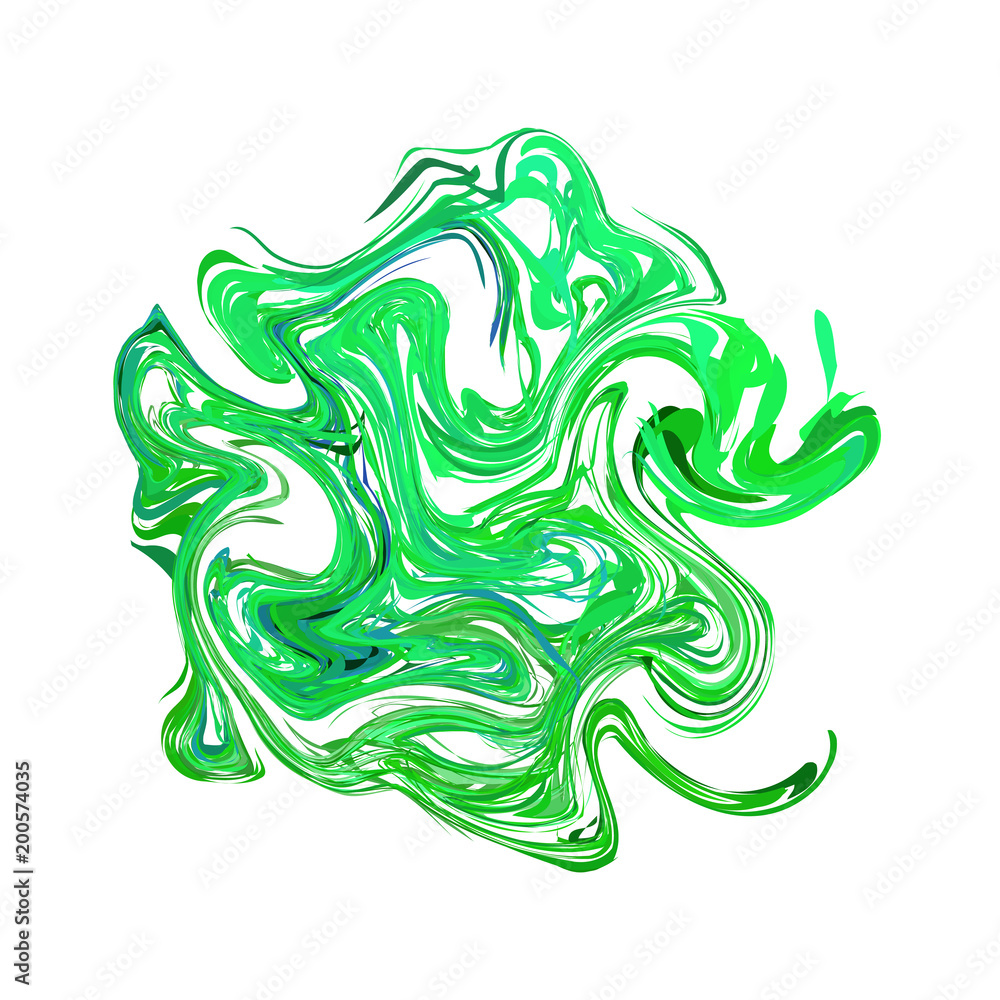 Bright colourful turquoise paint splash on white Bright colourful turquoise paint splash on white