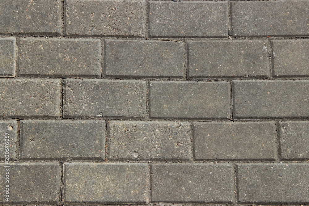 Background, texture – tile, wall, grey brick Background, texture – tile, wall, grey brick