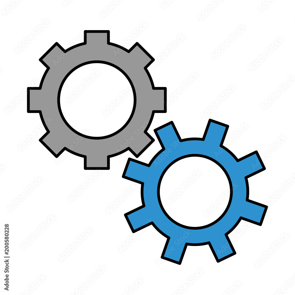 gears mechanical cogwheel work icon vector illustration gears mechanical cogwheel work icon vector illustration