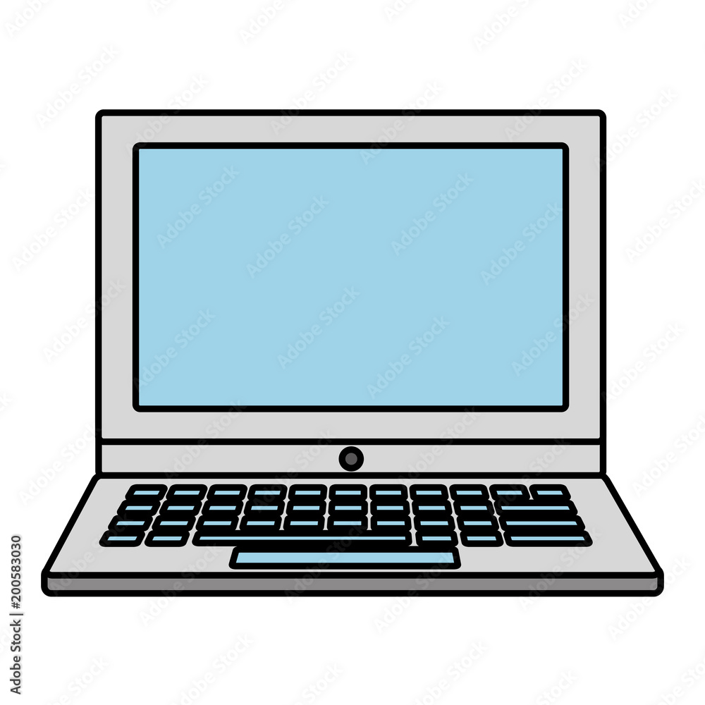 laptop gadget technology wireless image vector illustration laptop gadget technology wireless image vector illustration