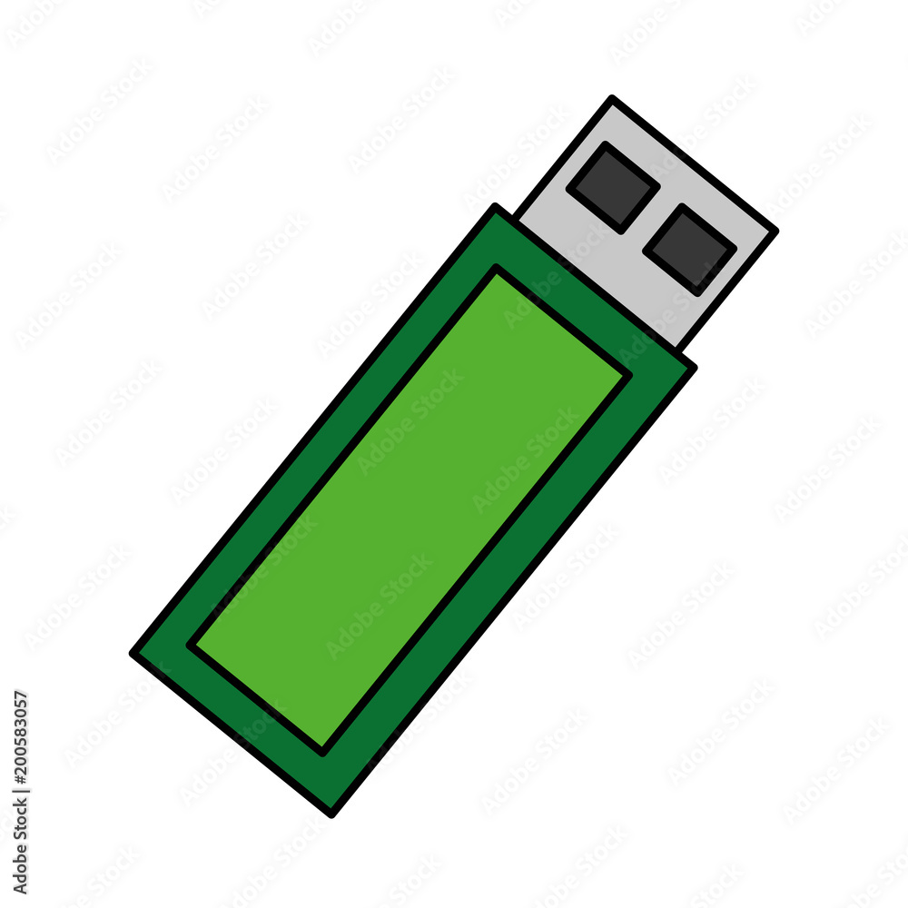 usb device backup digital icon vector illustration usb device backup digital icon vector illustration