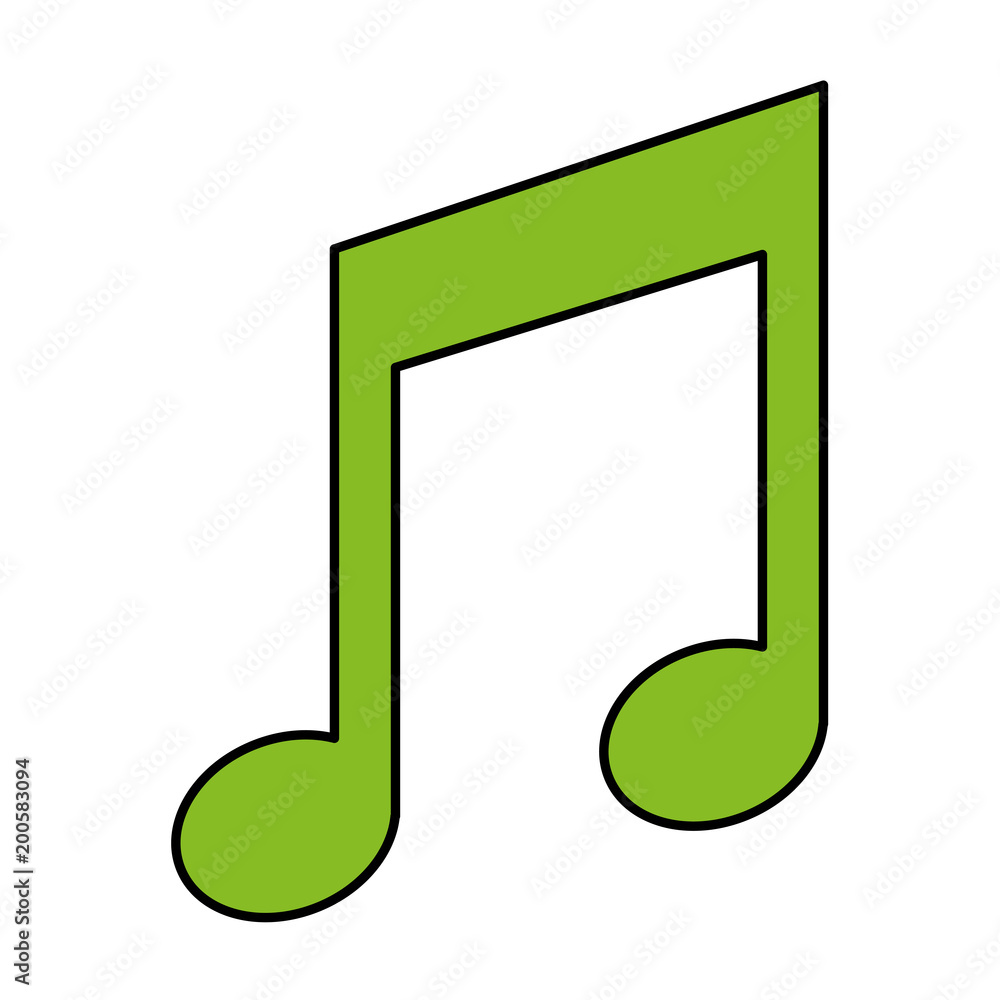 note music sound icon image vector illustration note music sound icon image vector illustration