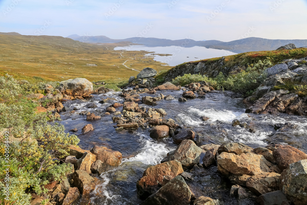 Autumn in mountain Jotunheimen Norway Autumn in mountain Jotunheimen Norway