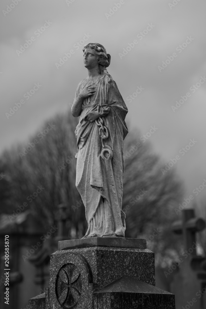 Fototapeta premium Statue of grief