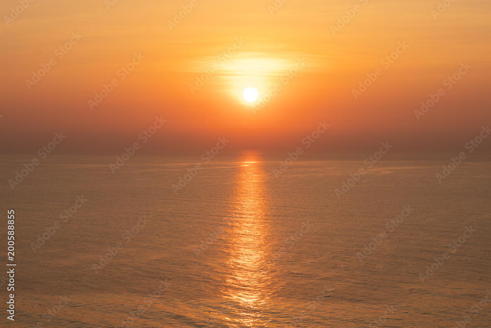 sun rise ocean view 