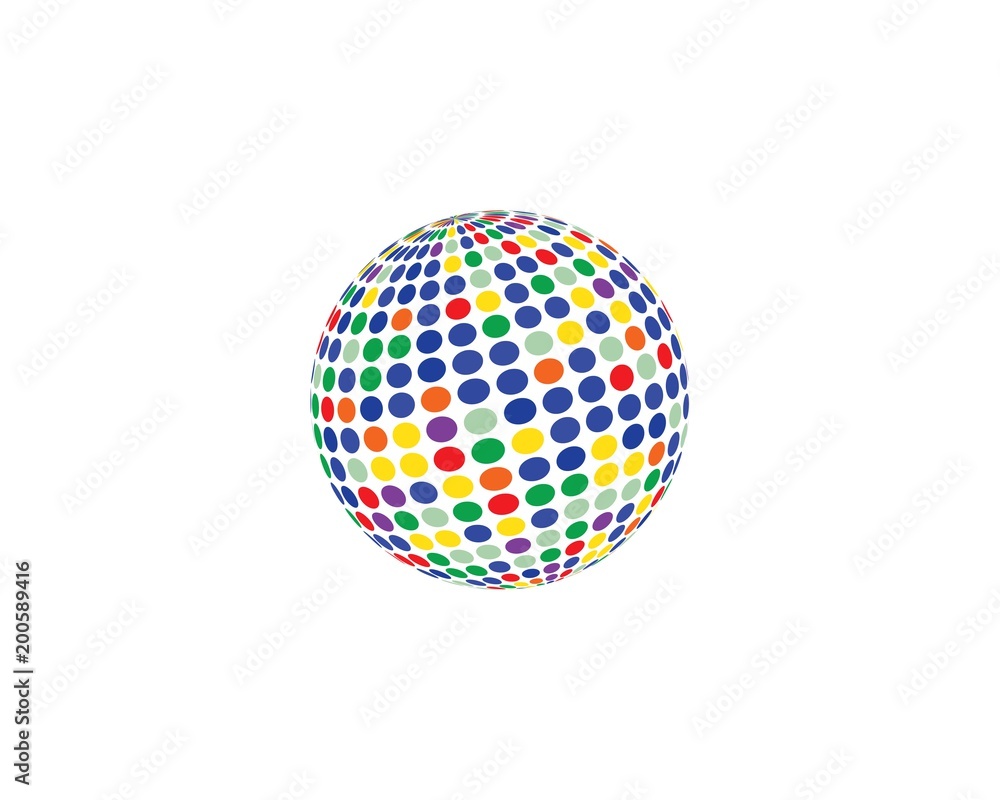 globe ilustration logo globe ilustration logo