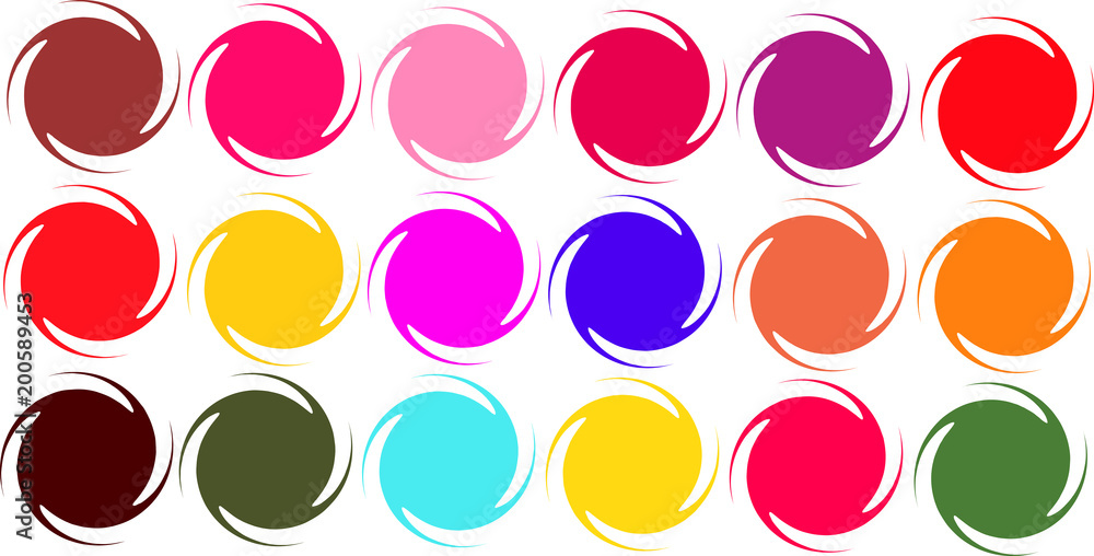 vector en forma horizontal con patrones geométricos formando espirales con colores del arco iris vector en forma horizontal con patrones geométricos formando espirales con colores del arco iris