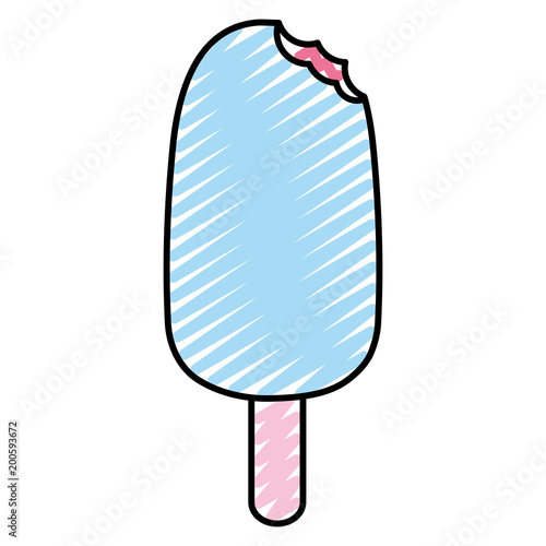 doodle sweet ice lolly dessert tasty