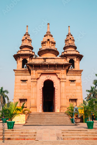 Mulagandha Kuti Vihara Sarnath ancient ruins in Varanasi, India photo