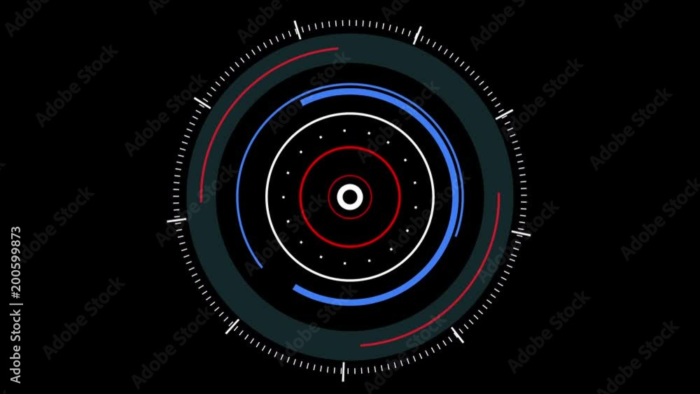 4k 3D Futuristic Digital Technology Animation