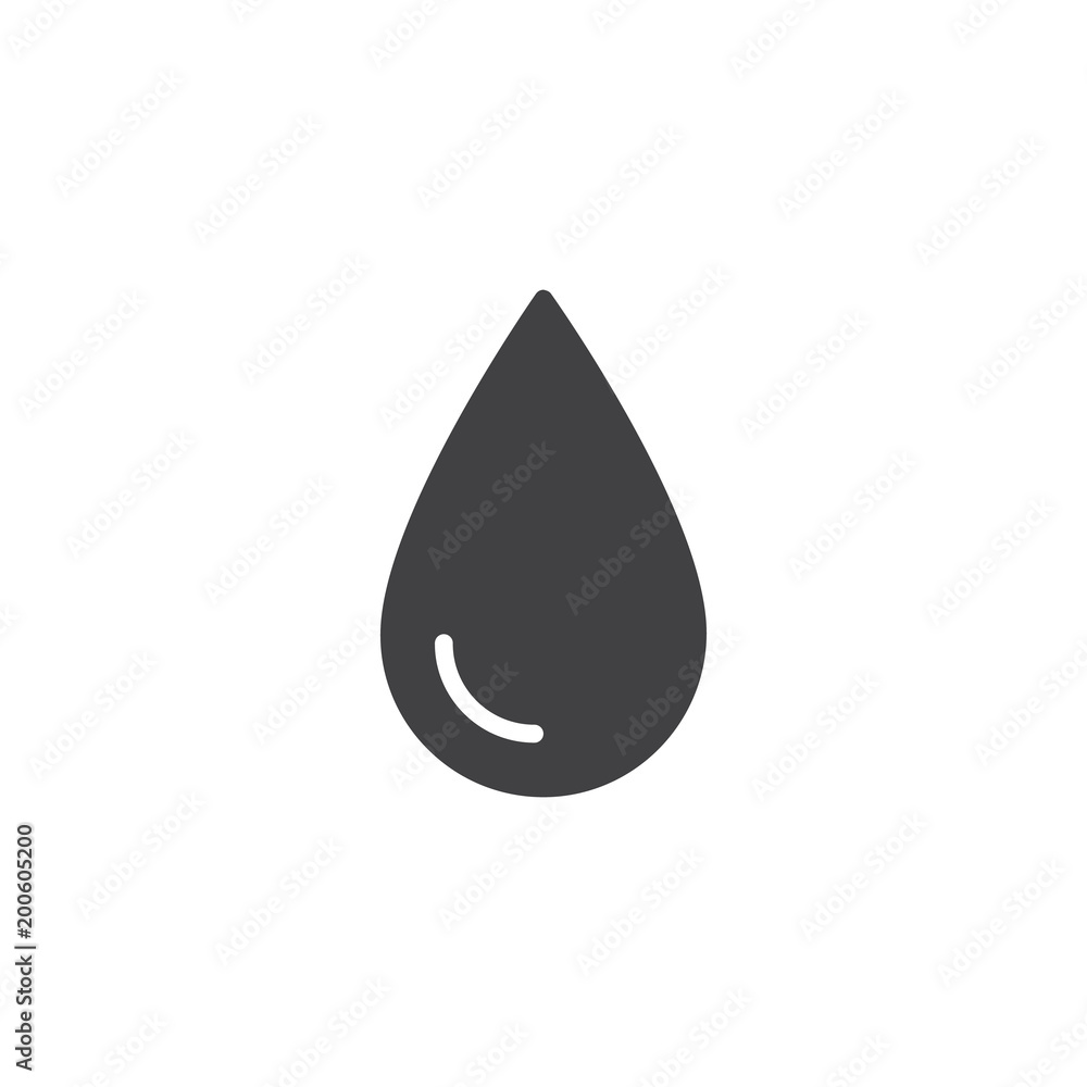 Water drop vector icon. filled flat sign for mobile concept and web design. Drop of water simple solid icon. Symbol, logo illustration. Pixel perfect vector graphics Water drop vector icon. filled flat sign for mobile concept and web design. Drop of water simple solid icon. Symbol, logo illustration. Pixel perfect vector graphics