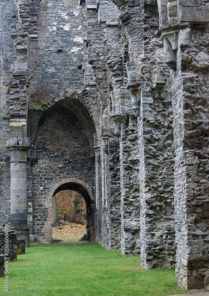 Obraz premium Ruined Abbey Belgium