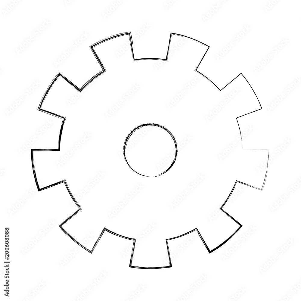 gears machinery isolated icon gears machinery isolated icon