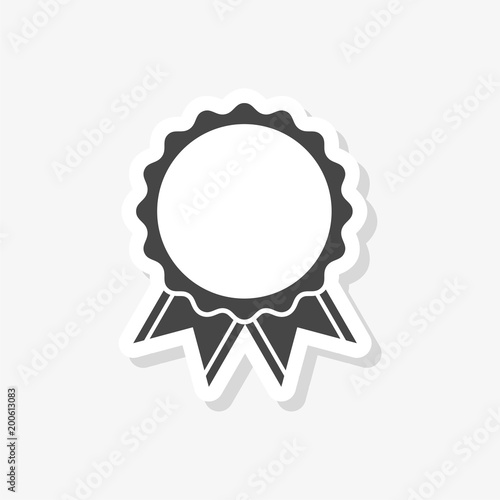 Best Seller Ribbon sticker, simple vector icon
