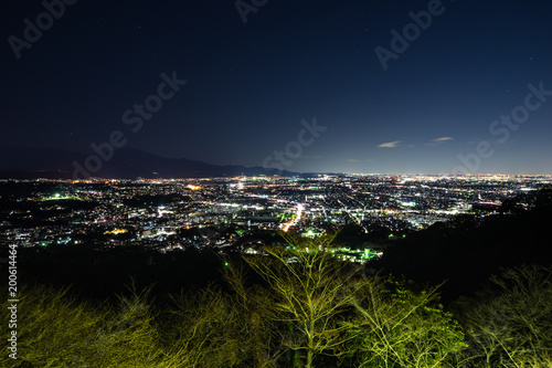 Nightview of Shonandaira (湘南平夜景) in Kanagawa, Japan.