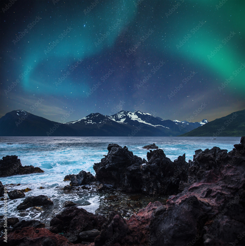 Obraz premium Polar lights, aurora