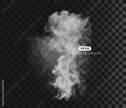 Vector illustration of smoky shape.