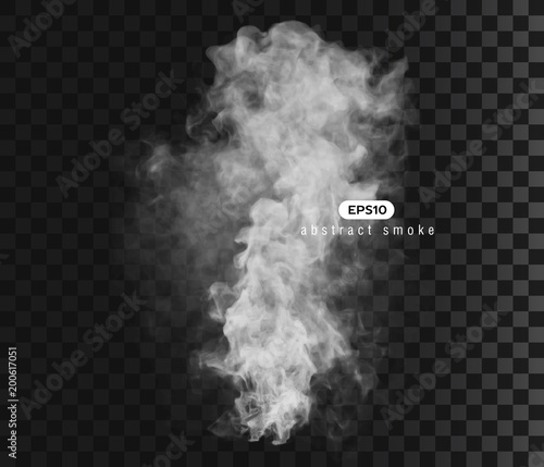Vector illustration of smoky shape.