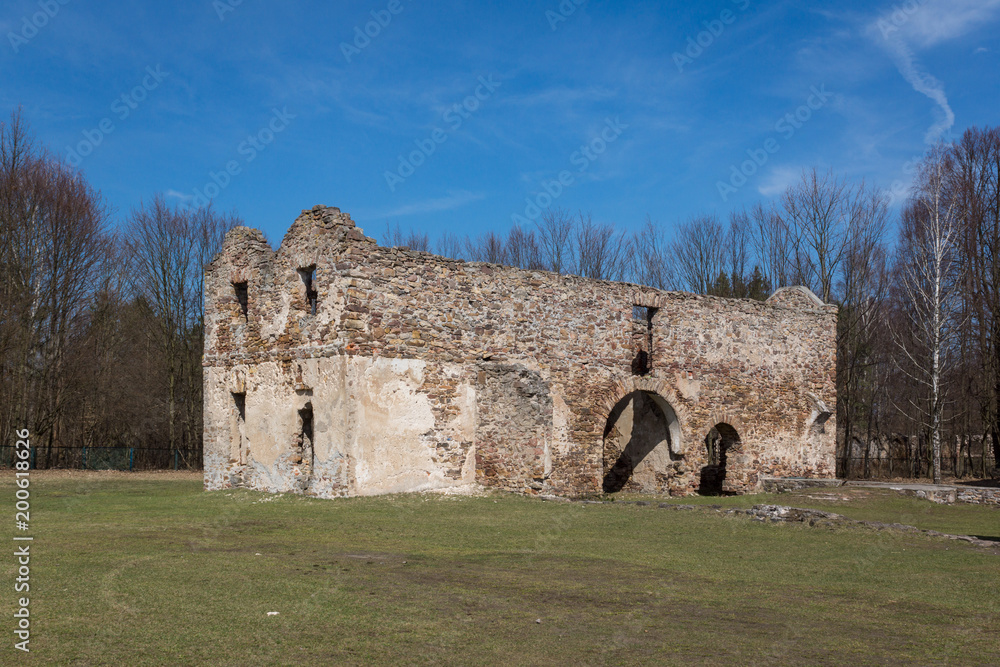 Ruins of the smelter in Samsonow, Poland