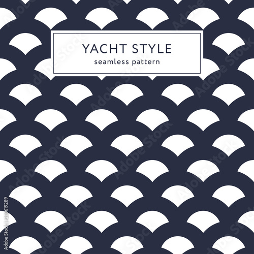 Geometric fish scales pattern