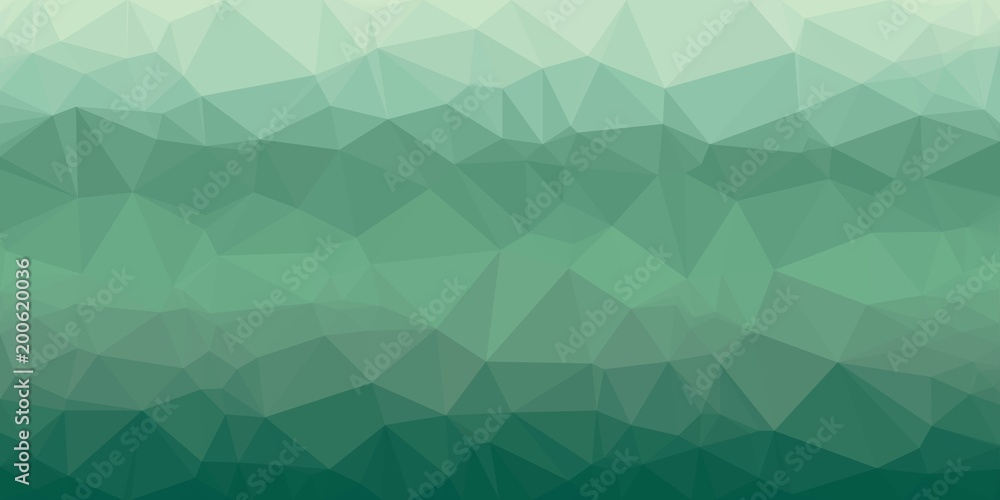 Polygonal green vector Polygonal green vector