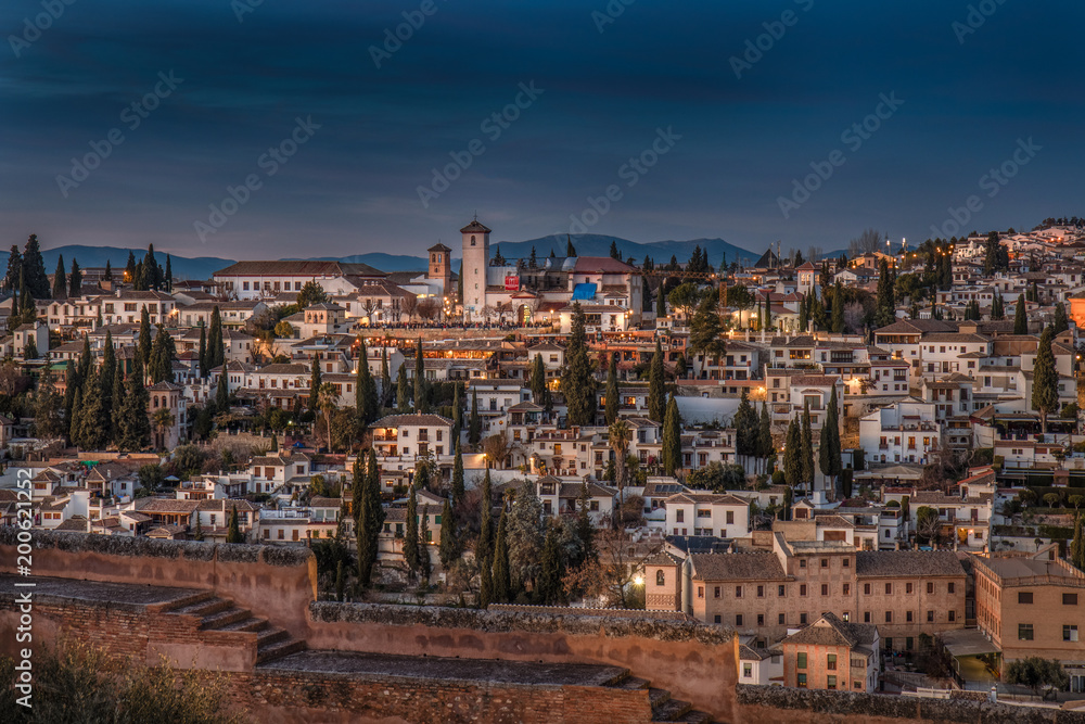 Fototapeta premium Night cityscape 