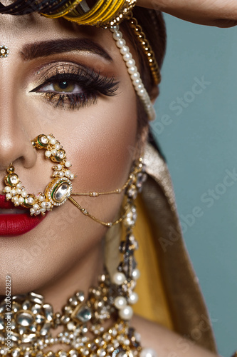 Portrait of beautiful indian girl