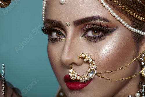 Portrait of beautiful indian girl