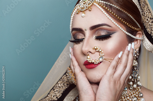 Portrait of beautiful indian girl