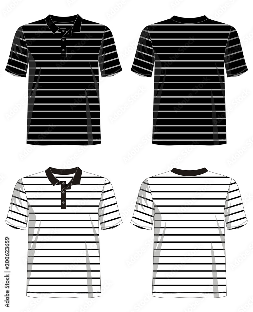design vector t shirt template collection for men Stock Vector | Adobe ...