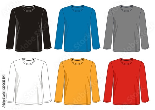 design vector t shirt template collection for men  photo