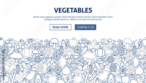 Vegetables Banner Design