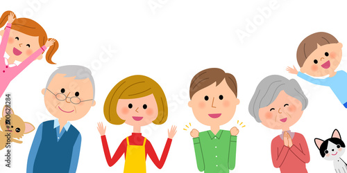 三世代家族 ファミリー