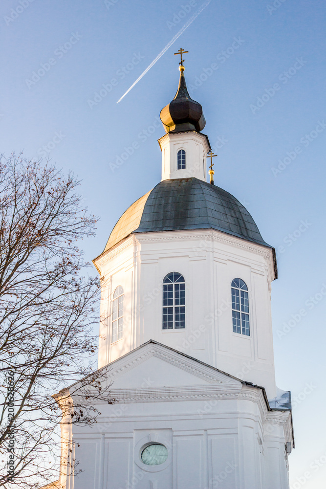 The Church of Boris and Gleb of the 18th Century in Belkino, Russia