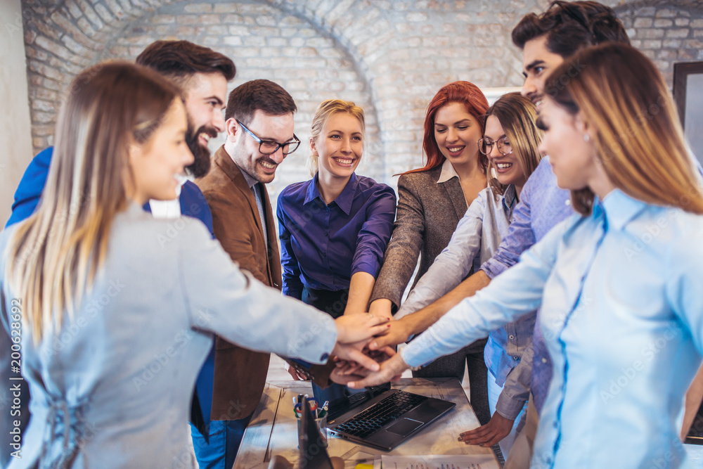 Successful entrepreneurs and business people achieving goals Successful entrepreneurs and business people achieving goals