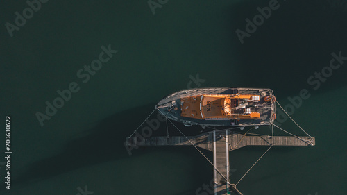 Lifeboat at harbour