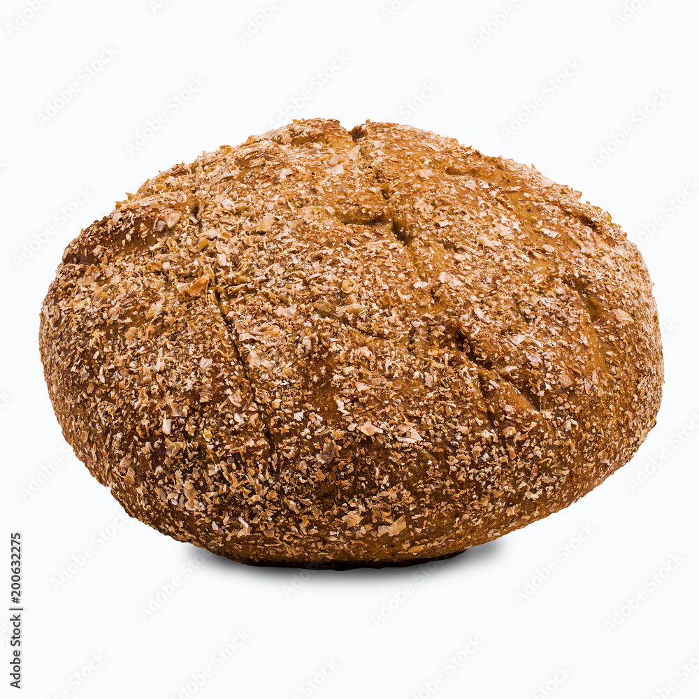 Round brown Burger bun Round brown Burger bun