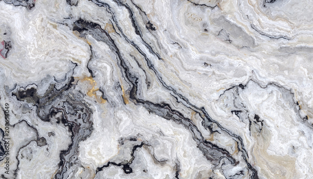 Obraz premium Biały marmur kręcony