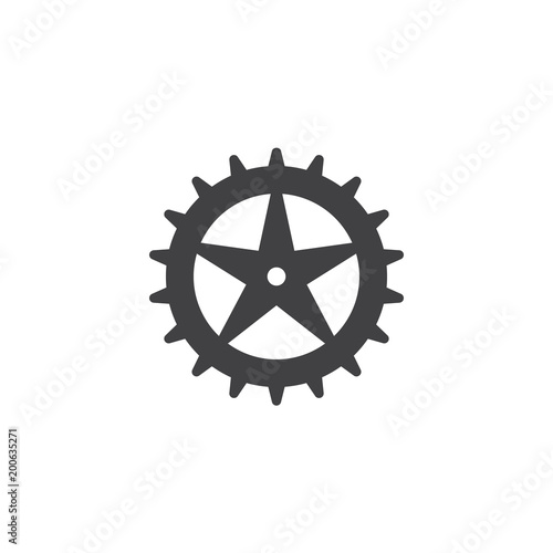 Cog wheels vector icon. filled flat sign for mobile concept and web design. Gear simple solid icon. Settings symbol, logo illustration. Pixel perfect vector graphics