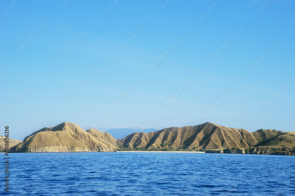 Naklejka premium Beautiful view of Padar Island