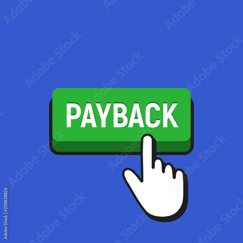 Hand Mouse Cursor Clicks the Payback Button.